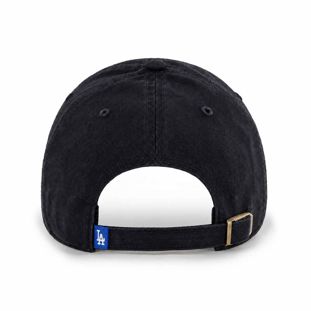 Los Angeles Dodgers 'Script Logo' '47 Brand Clean Up Adjustable Dad Cap - Black - Product Image