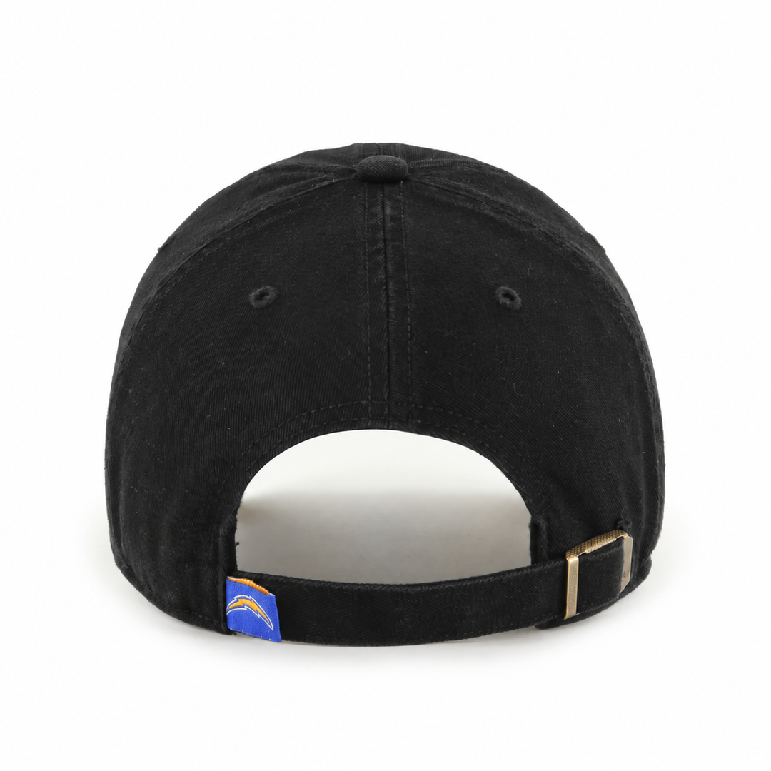 Los Angeles Chargers '47 Brand Clean Up Adjustable Dad Cap - Black - Product Image