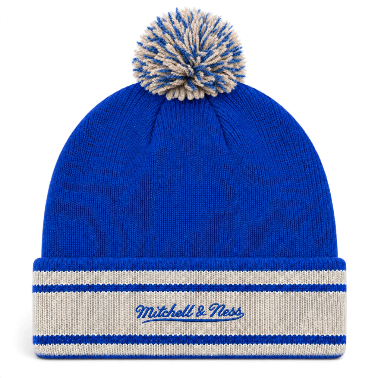 Bluebeaniewithblue-and-creampom.webp
