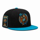 Boston Celtics '50th Anniversary' Black/Turquoise Mitchell & Ness Adjustable Original Fit Snapback