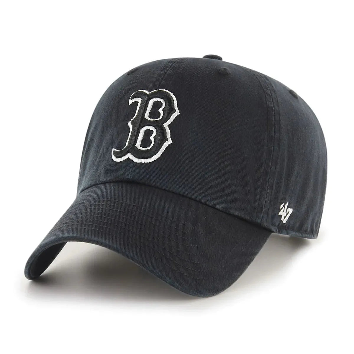 Boston Red Sox '47 Brand Clean Up Adjustable Dad Cap - Black - Product Image