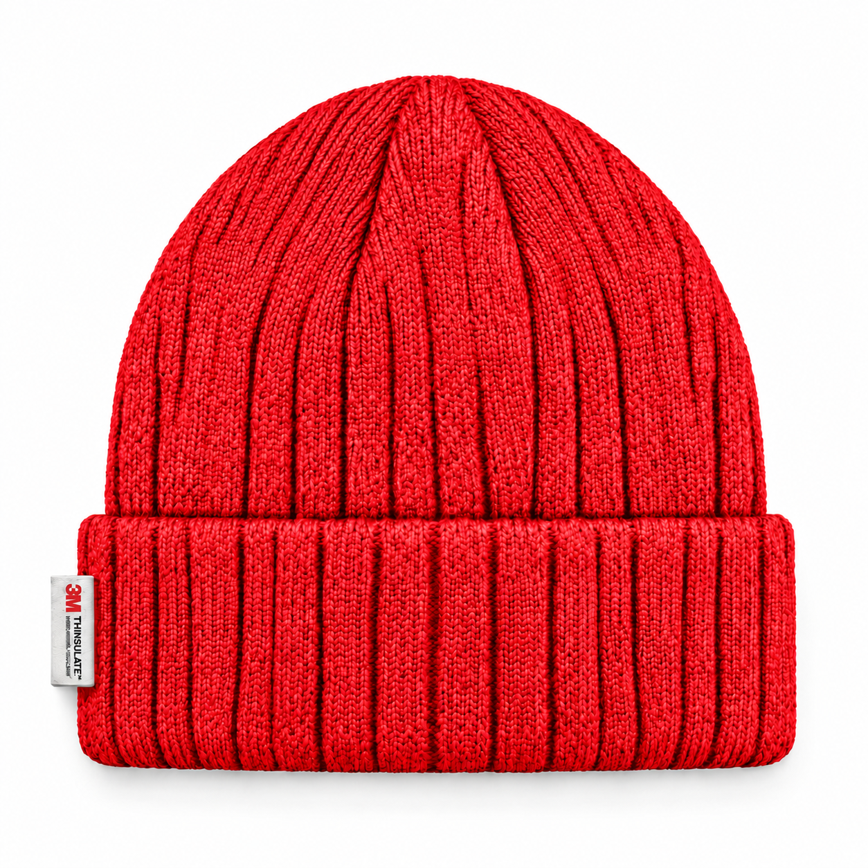 3M 40G Thinsulate Insulated Cuffed Knit Beanie - Dino Red - Product Image