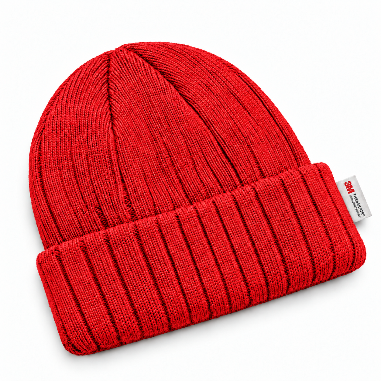 3M 40G Thinsulate Insulated Cuffed Knit Beanie - Dino Red - Product Image