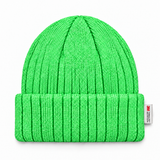 3M 40G Thinsulate Insulated Cuffed Knit Beanie - Highlighter Green