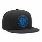 Brooklyn Nets Black/Blue Mitchell & Ness Snapback