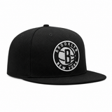 Brooklyn Nets Black/White Mitchell & Ness Snapback