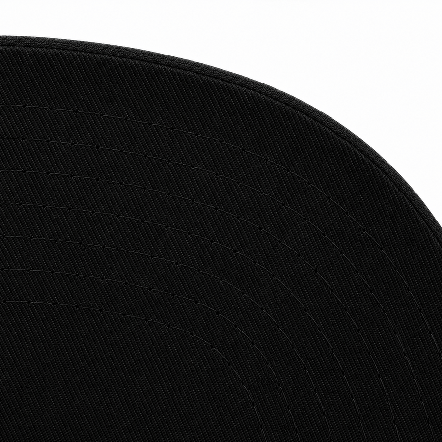 Brooklyn Nets 'Cutout Fonts' Black Mitchell & Ness OG Adjustable Snapback Hat - Product Image