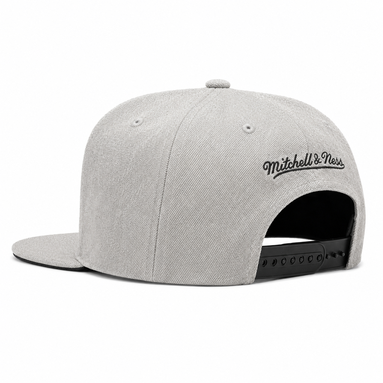 Brooklyn Nets Heather Grey Mitchell & Ness Snapback - Product Image