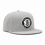 Brooklyn Nets Heather Grey Mitchell & Ness Snapback