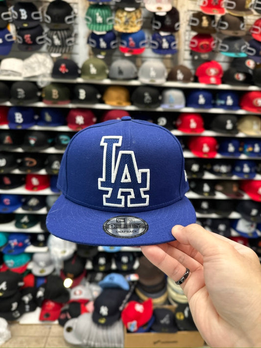 LA Dodgers MLB Large Logo | New Era 9FIFTY Snapback | Blue