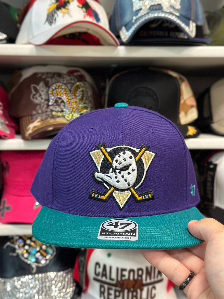 Anaheim Ducks NHL Snapback | '47 Brand Captain Adjustable Cap | Color Options