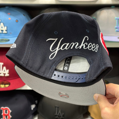 New Era New York Yankees 'Dual Logo' 9FIFTY Snapback Navy