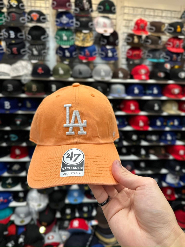 LA Dodgers MLB Dad Cap | '47 Brand Clean Up Adjustable Curve Hat | Color Options