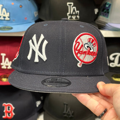 New Era New York Yankees 'Dual Logo' 9FIFTY Snapback Navy