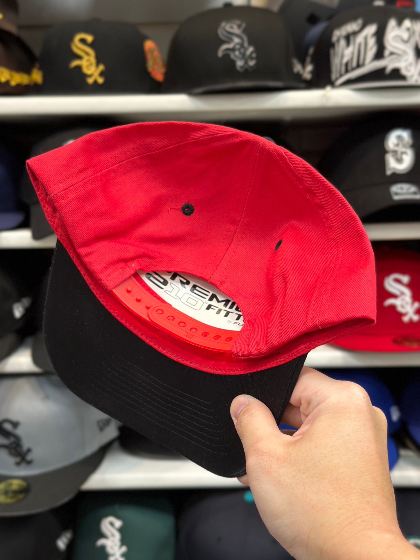 Chicago Bulls Vintage Snapback | FLEXFIT 210 | Red/Black