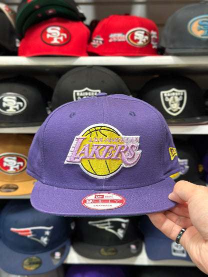 LA Lakers NBA Snapback | New Era 9FIFTY Adjustable Snap | Purple