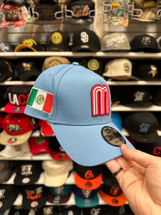 Mexico WBC World Baseball Classic | New Era 9FIFTY A-Frame Snapback | Light Blue