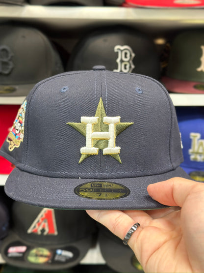 Houston Astros MLB '1965 2010 45th Anniversary' Patch | New Era 59FIFTY Fitted Cap | Navy