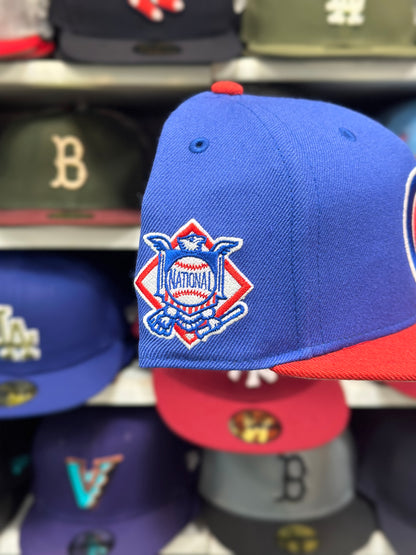 Chicago Cubs MLB National Patch | '47 Brand Captain Snapback | Blue/Red