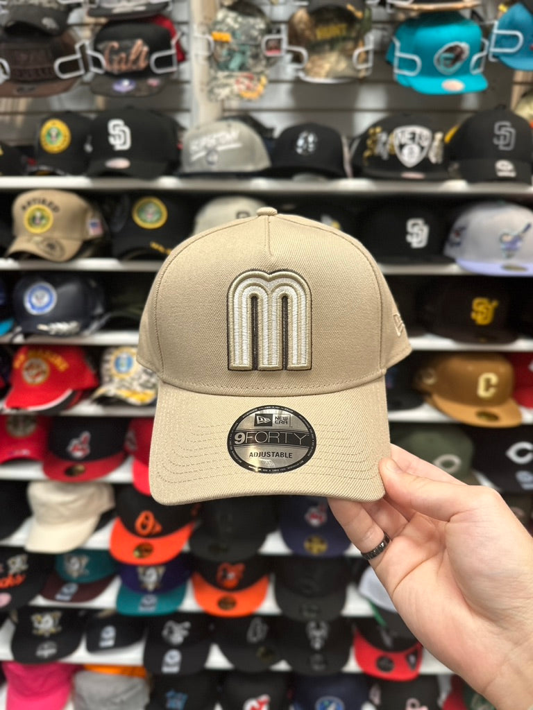 Mexico WBC World Baseball Classic | New Era 9FIFTY A-Frame Snapback | Tan