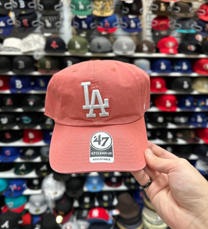 LA Dodgers MLB Dad Cap | '47 Brand Clean Up Adjustable Curve Hat | Color Options