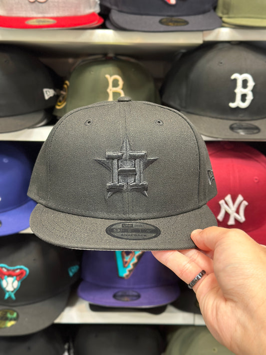 Houston Astros MLB Snapback | New Era 9FIFTY Adjustable Snap | Black