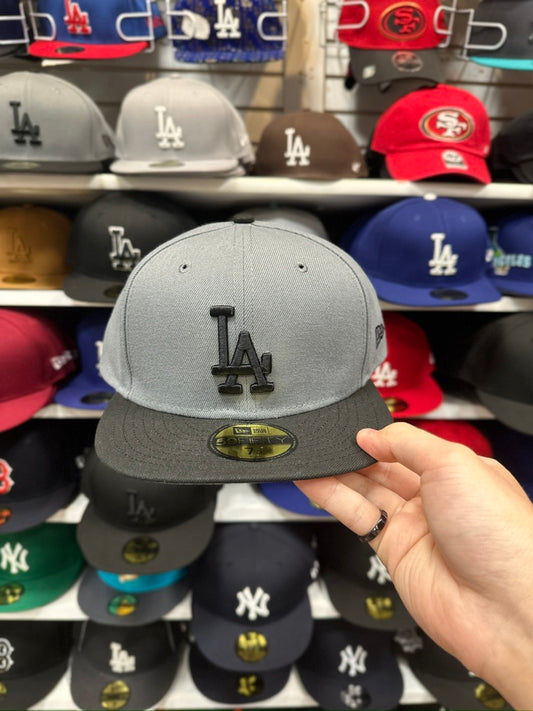 LA Dodgers MLB Two Tone | New Era 59FIFTY Fitted Gray/Black