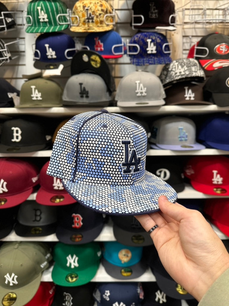 LA Dodgers MLB Vintage Digital Blue | New Era 59FIFTY Fitted | Blue