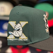 New Era Anaheim Ducks 'A Mighty Decade' A-Frame Dark Green/Black 9FIFTY Snapback - Mistwood - Product Image