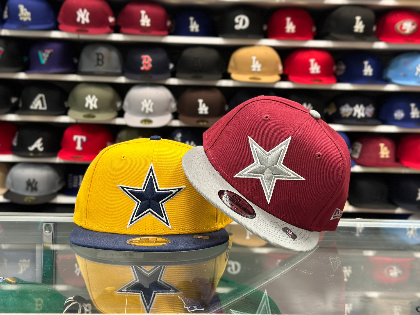 Dallas Cowboys NFL Snapback | New Era 9FIFTY Adjustable Snap | Maroon/Silver