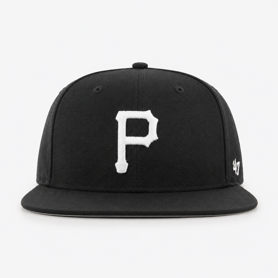 Pittsburgh Pirates '47 Brand Captain Adjustable Snapback - Black - Product Image
