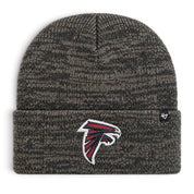 Atlanta Falcons '47 Brand Brain Freeze Cuff Knit Beanie - Black/Gray - Product Image