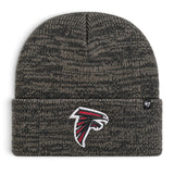 Atlanta Falcons '47 Brand Brain Freeze Cuff Knit Beanie - Black/Gray