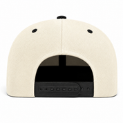 YP Classics Premium Blank 6-Panel Adjustable Snapback Hat - Chrome/Black