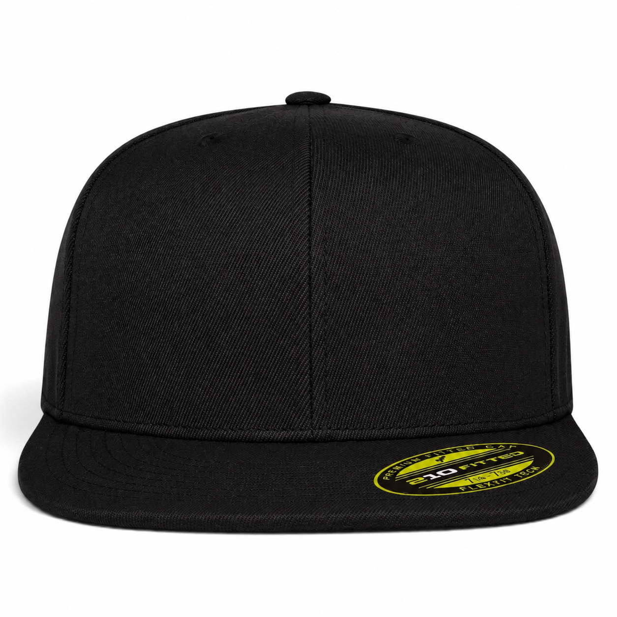 Flexfit 210 Premium Blank Stretch Fitted Hat - Black