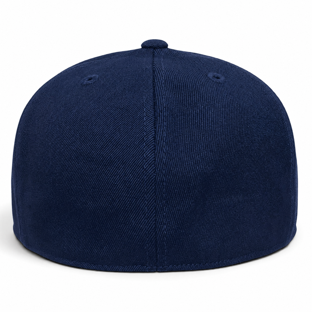 Flexfit 210 Premium Blank Stretch Fitted Hat - Navy - Product Image