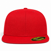Flexfit 210 Premium Blank Stretch Fitted Hat - Red