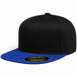 Flexfit 210 Premium Blank Stretch Fitted Hat - Black/Royal Blue