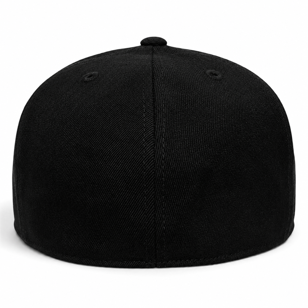 Flexfit 210 Premium Blank Stretch Fitted Hat - Black/Royal Blue