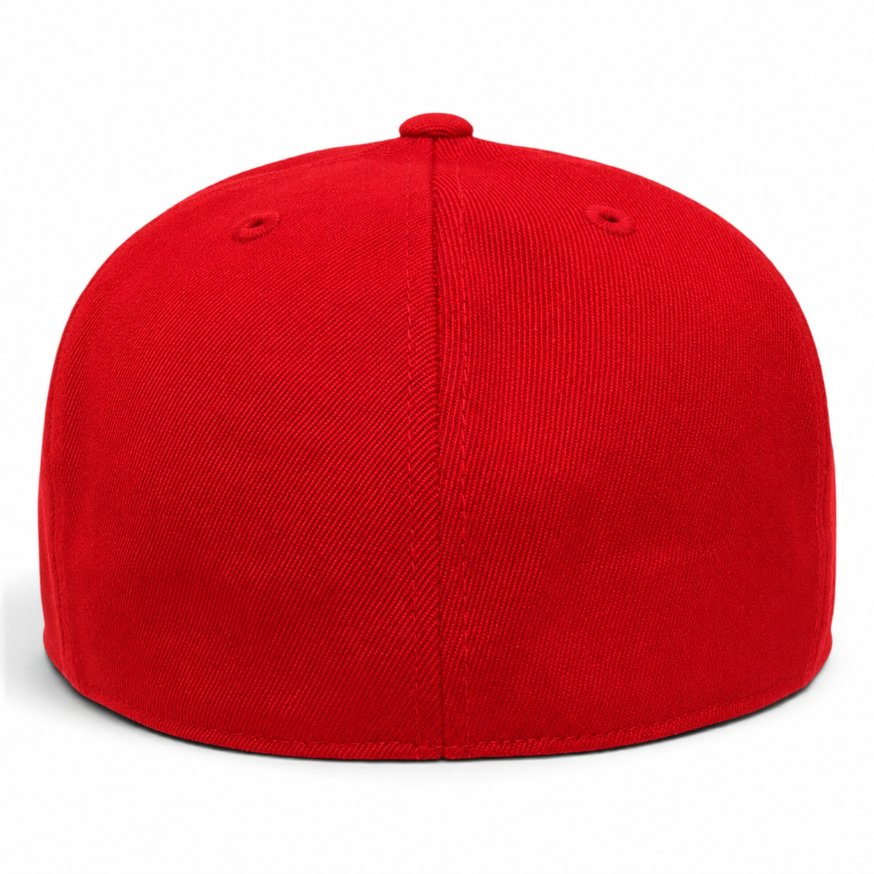 Flexfit 210 Premium Blank Stretch Fitted Hat - Red/Black