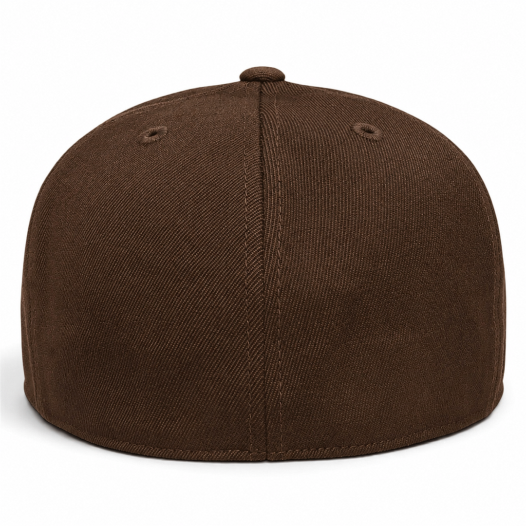 Flexfit 210 Youth Premium Blank Stretch Fitted Hat - Brown - Product Image