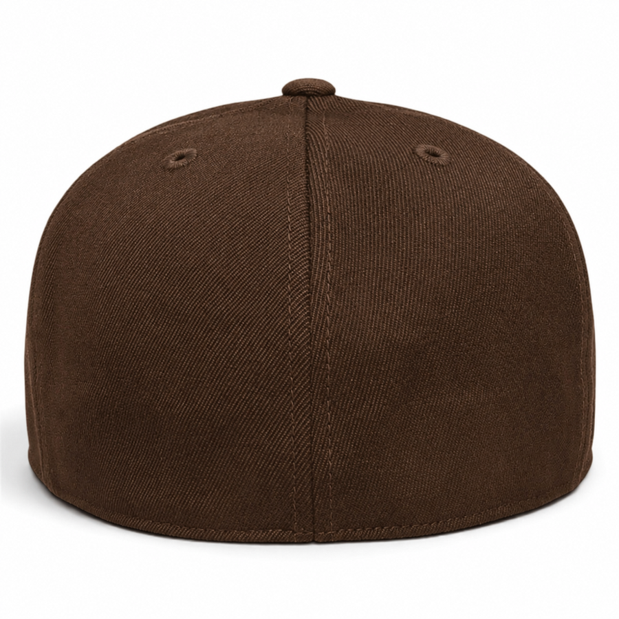 Flexfit 210 Youth Premium Blank Stretch Fitted Hat - Brown