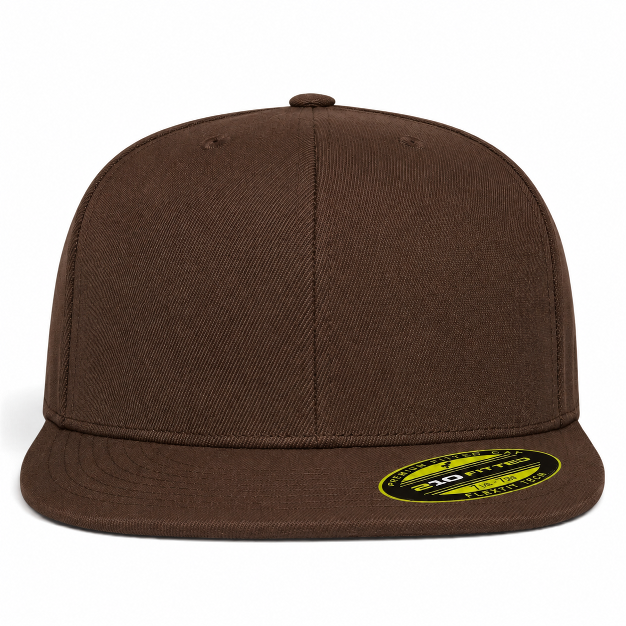 Flexfit 210 Youth Premium Blank Stretch Fitted Hat - Brown