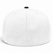 Flexfit 210 Premium Blank Stretch Fitted Hat - White/Black