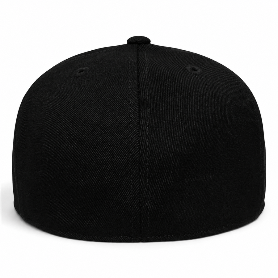 Flexfit 210 Premium Blank Stretch Fitted Hat - Black/Purple
