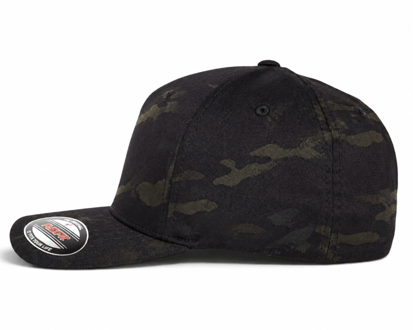 Flexfit Premium Blank Stretch Fit Baseball Cap - Dark Multi Cam