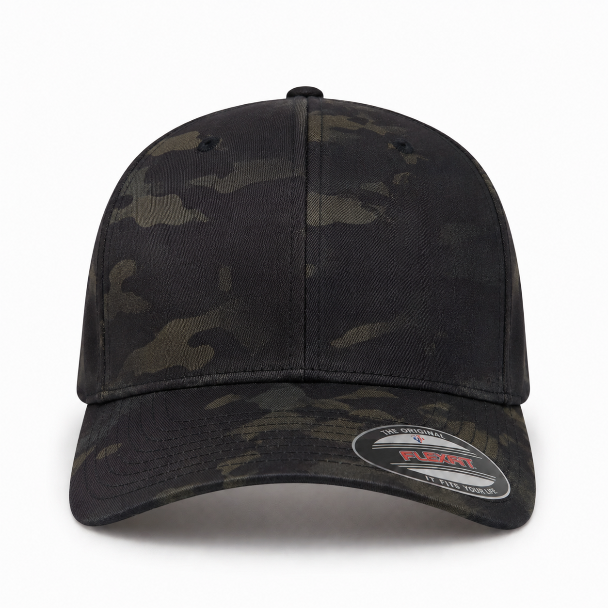 Flexfit Premium Blank Stretch Fit Baseball Cap - Dark Multi Cam