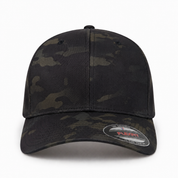 Flexfit Premium Blank Stretch Fit Baseball Cap - Dark Multi Cam