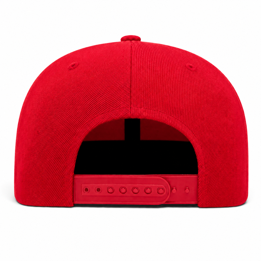 YP Classics Premium Blank Adjustable Snapback Hat - Red