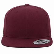 YP Classics Premium Blank Adjustable Snapback Hat - Maroon